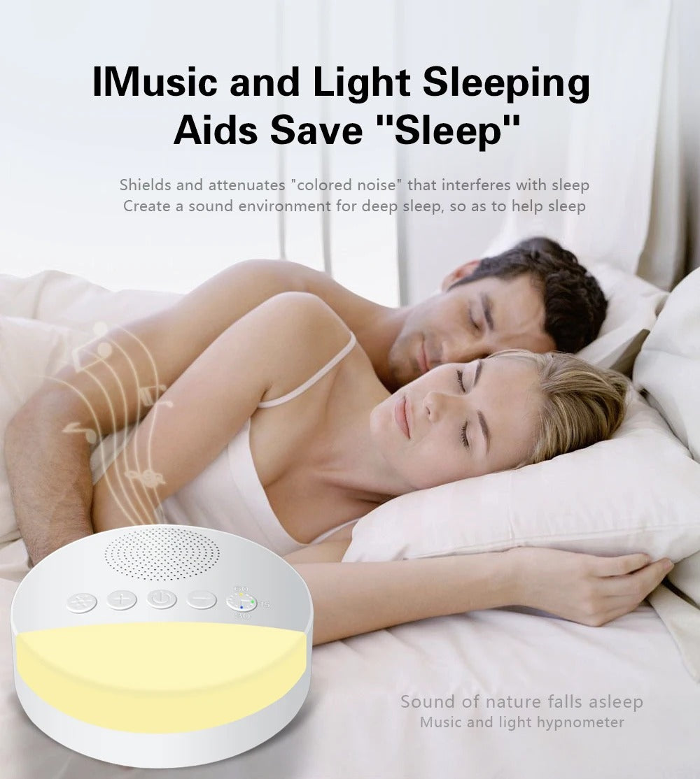 Portable sound machine used by both adults and babies for deep, restful sleep.