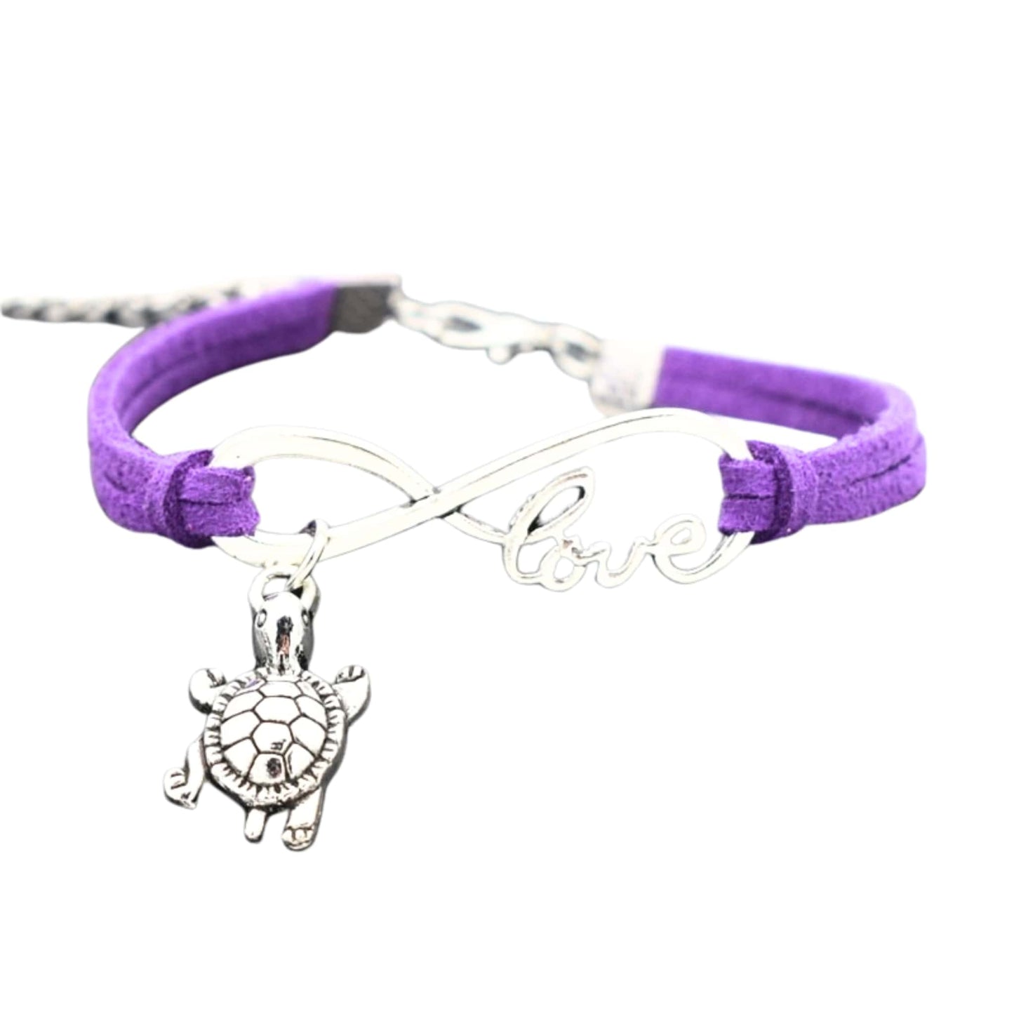 Infinite Love Turtle Bracelet in Purple - Stunning and Meaningful Accessory