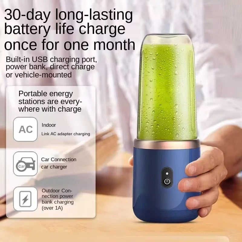 30-Day Battery Life of USB Rechargeable Portable Juicer