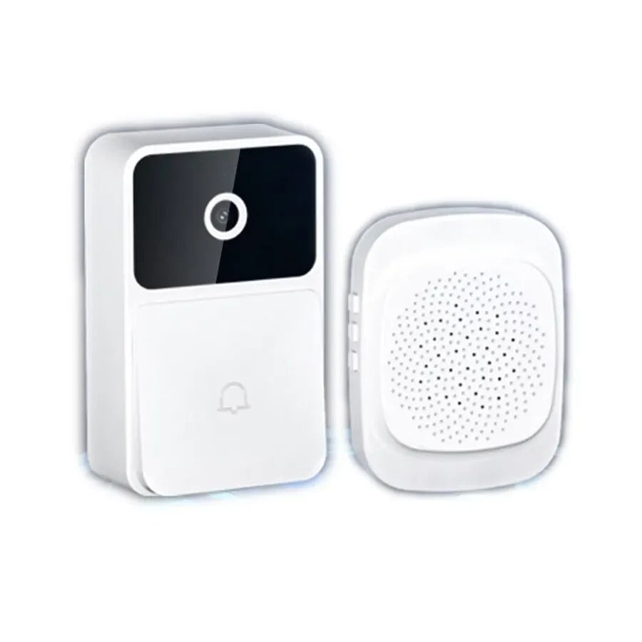 Smart wireless video doorbell with HD camera and chime for home security